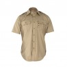 CAMISA TACTICA MANGA CORTA COLOR KAKI