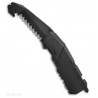 Herramienta de rescate Schrade SCHA911B Cuchillo asistido por resorte (3.75 "Black Serr)