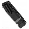 Herramienta de rescate Schrade SCHA911B Cuchillo asistido por resorte (3.75 "Black Serr)