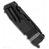 Herramienta de rescate Schrade SCHA911B Cuchillo asistido por resorte (3.75 "Black Serr)