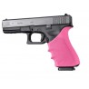 GRIP MARCA HOGUE COLOR ROSADO PARA GLOCK